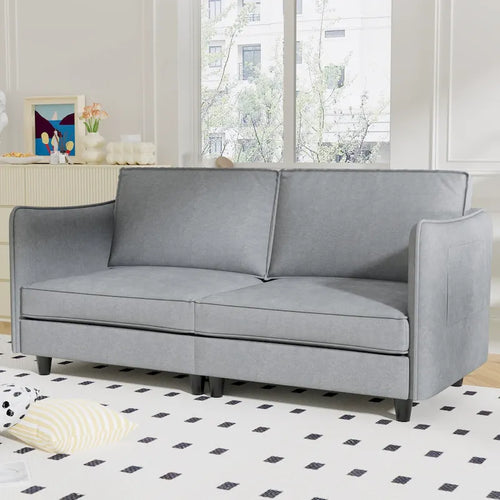 74.27 Loveseat Sofa with Mid-Century Modern Design