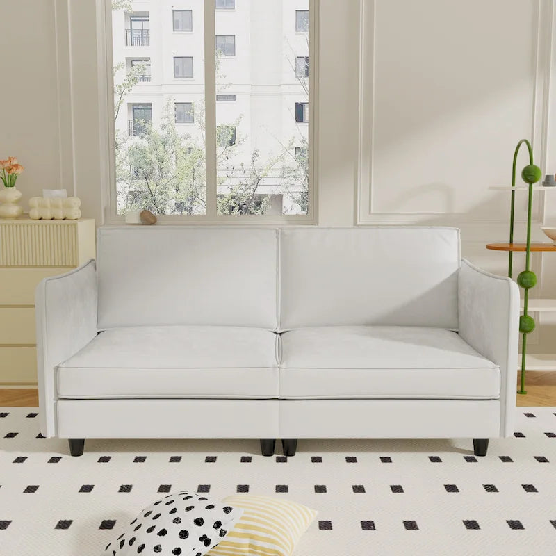 74.27 Loveseat Sofa with Mid-Century Modern Design