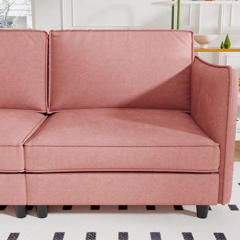 74.27 Loveseat Sofa with Mid-Century Modern Design