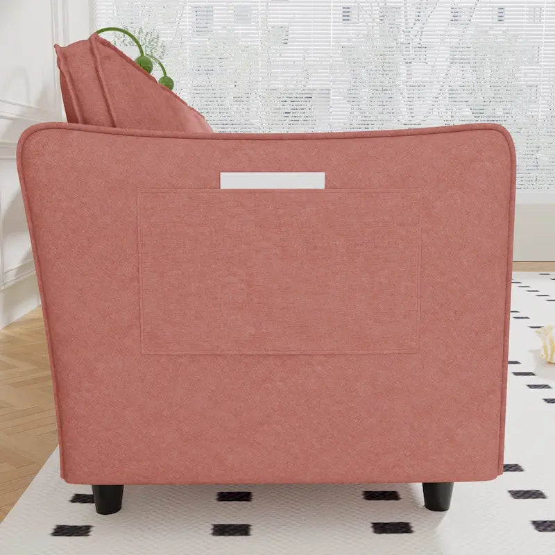 74.27 Loveseat Sofa with Mid-Century Modern Design