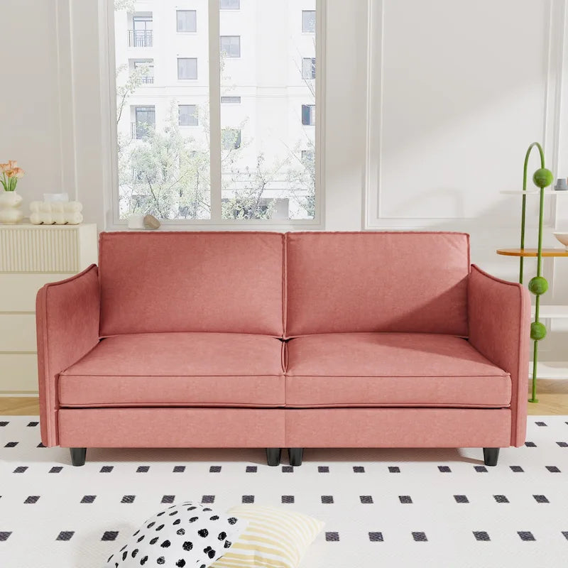 74.27 Loveseat Sofa with Mid-Century Modern Design