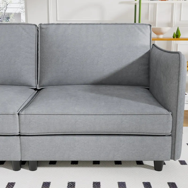 74.27 Loveseat Sofa with Mid-Century Modern Design