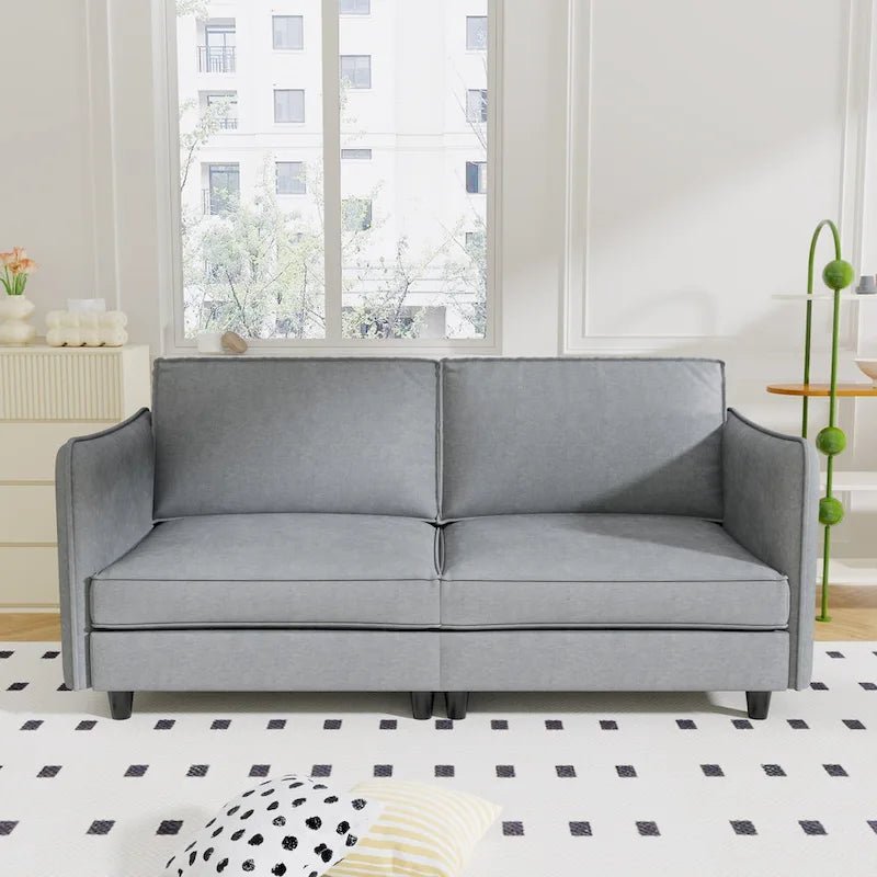 74.27 Loveseat Sofa with Mid-Century Modern Design