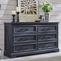 Farmhouse 6 Drawer Dresser for Bedroom, Chest of Drawers, TV Stand