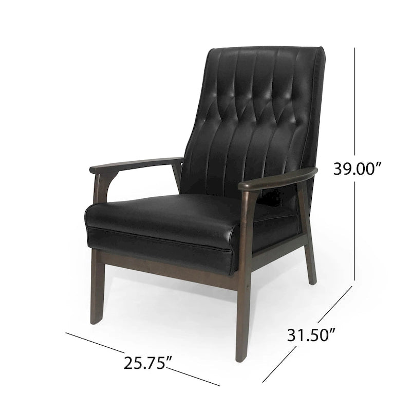 Mid-century Modern Accent Chair by - 25.75 W x 31.50 D x 39.00 H
