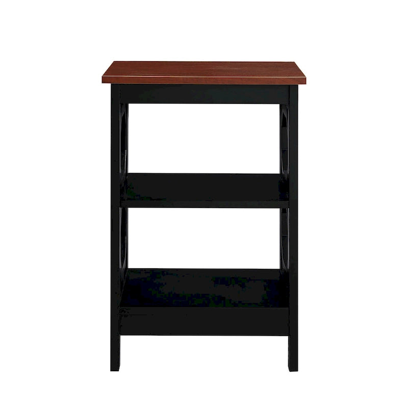 Convenience Omega End Table with Shelves