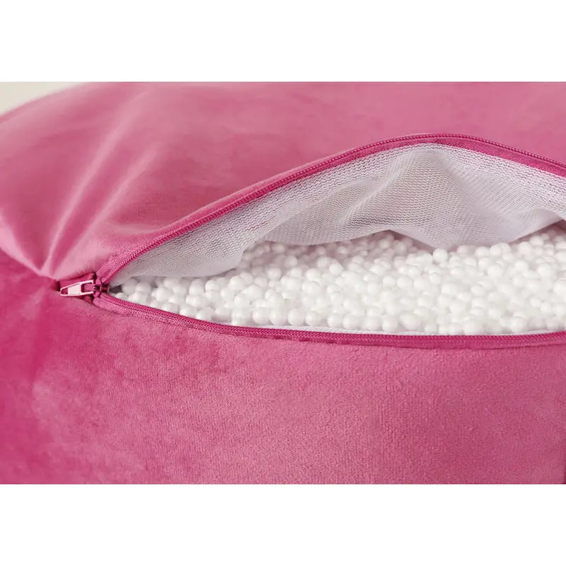 Velvet Pouf Ottoman