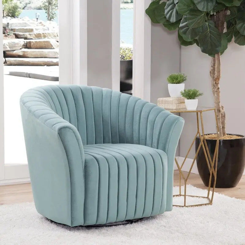 Velvet 360 Swivel Chair