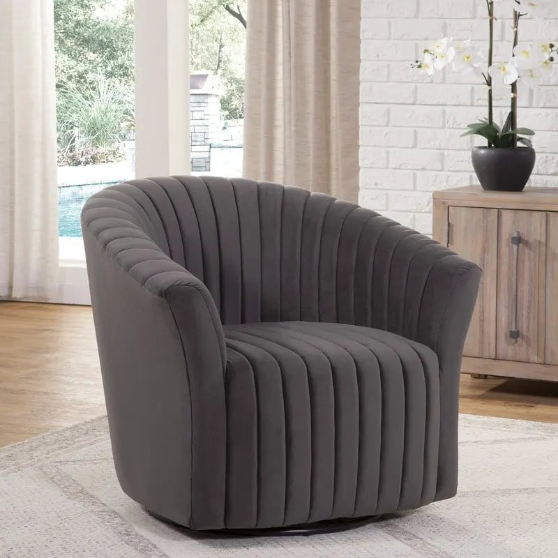 Velvet 360 Swivel Chair