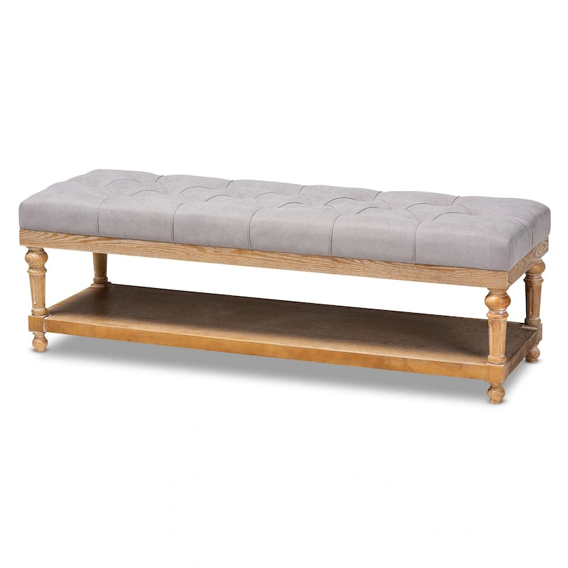 Modern country style storage bench
