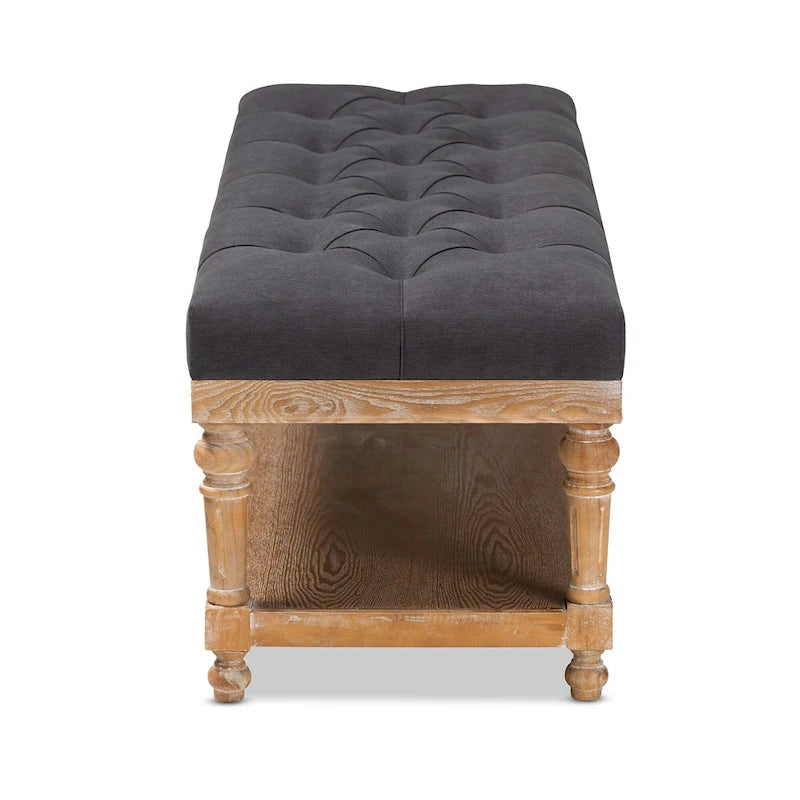 Modern country style storage bench