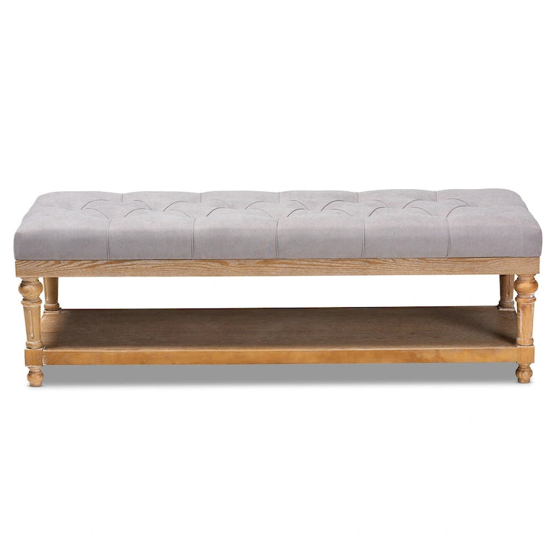 Modern country style storage bench