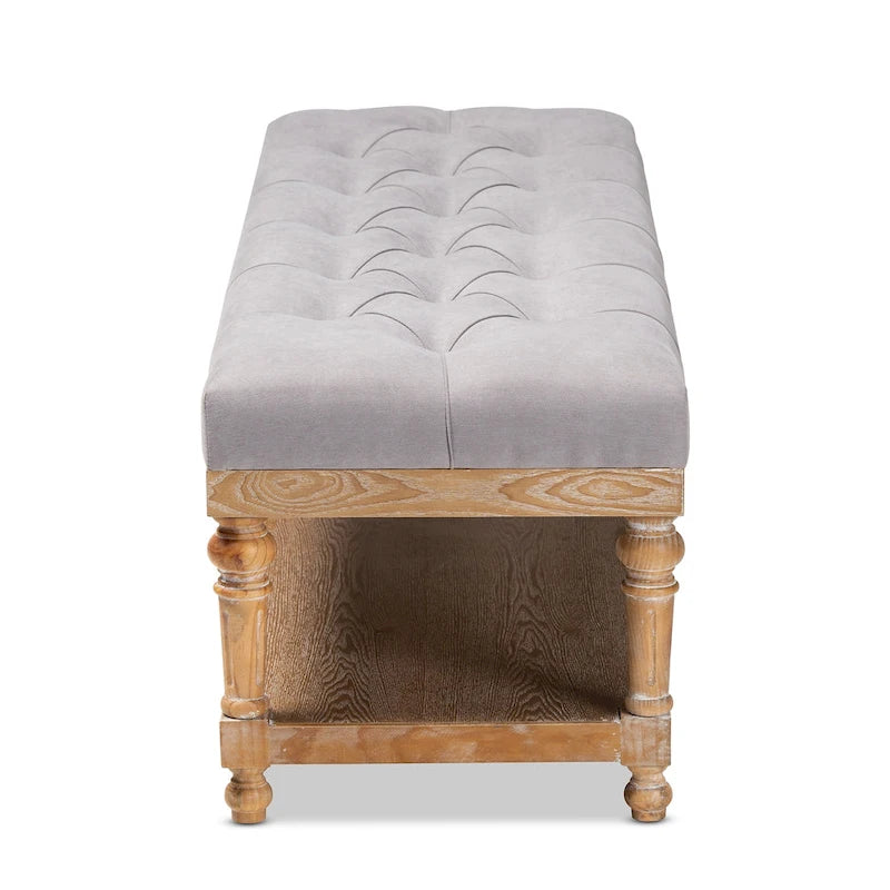 Modern country style storage bench