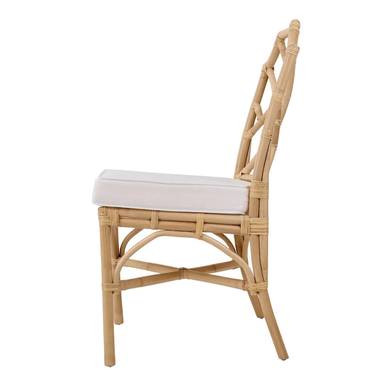 Rattan Dining Side Chair, (Set of 2)
