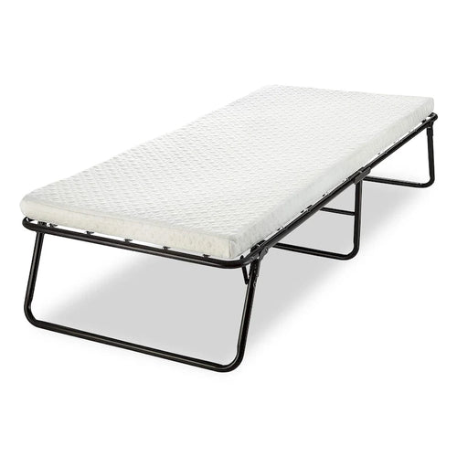 14 Folding Bed with Luxurious Memory Foam Mattress, Portable Guest Bed