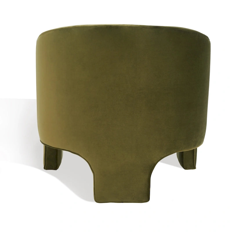 Velvet armchair - 30 inches wide x 28 inches long x 30 inches high - 30W x 28D x 30H