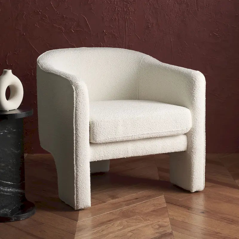 Velvet armchair - 30 inches wide x 28 inches long x 30 inches high - 30W x 28D x 30H