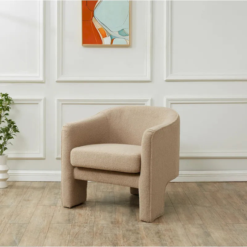 Velvet armchair - 30 inches wide x 28 inches long x 30 inches high - 30W x 28D x 30H