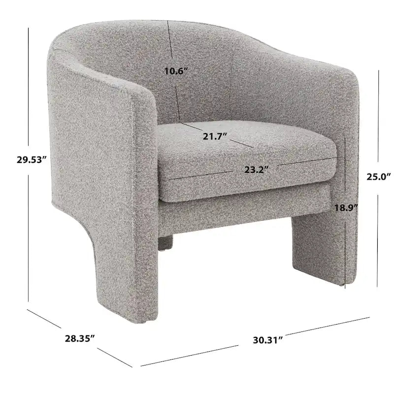 Velvet armchair - 30 inches wide x 28 inches long x 30 inches high - 30W x 28D x 30H