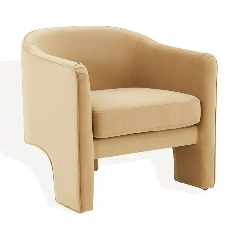 Velvet armchair - 30 inches wide x 28 inches long x 30 inches high - 30W x 28D x 30H