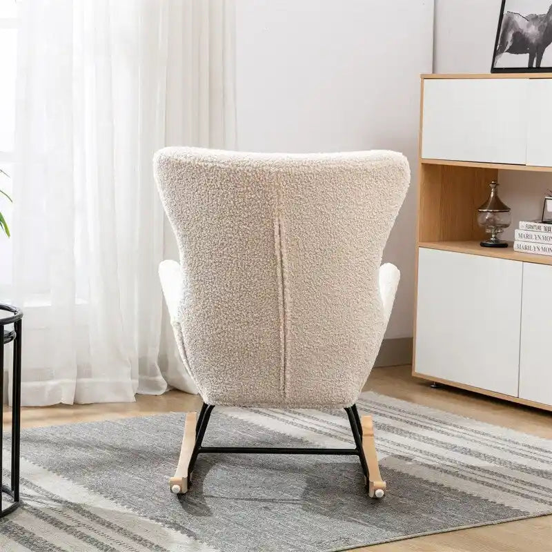 Fabric cushion rocking chair