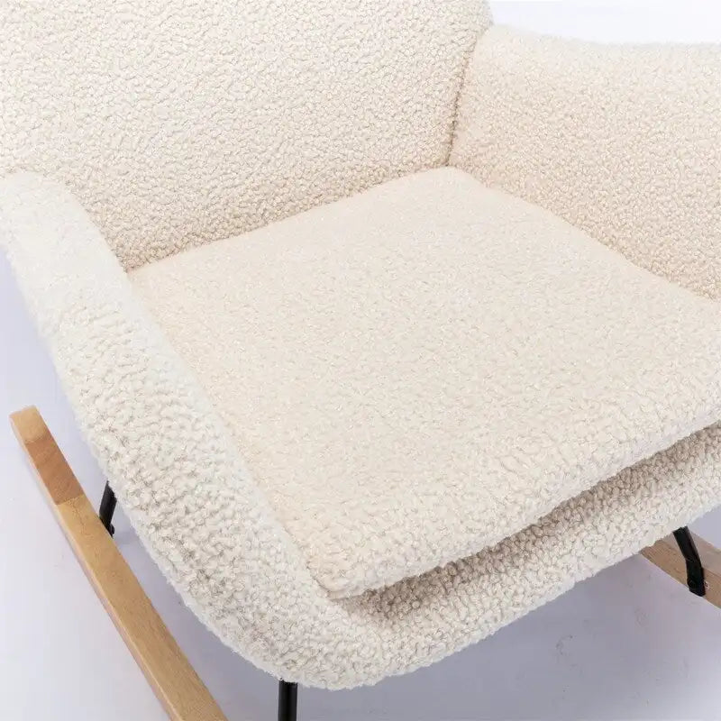 Fabric cushion rocking chair