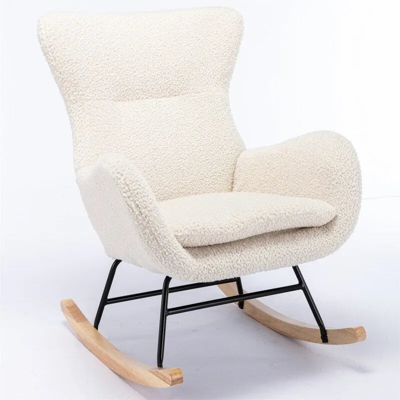 Fabric cushion rocking chair