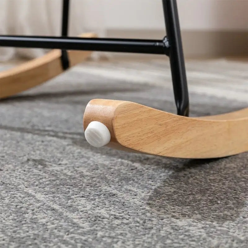 Fabric cushion rocking chair