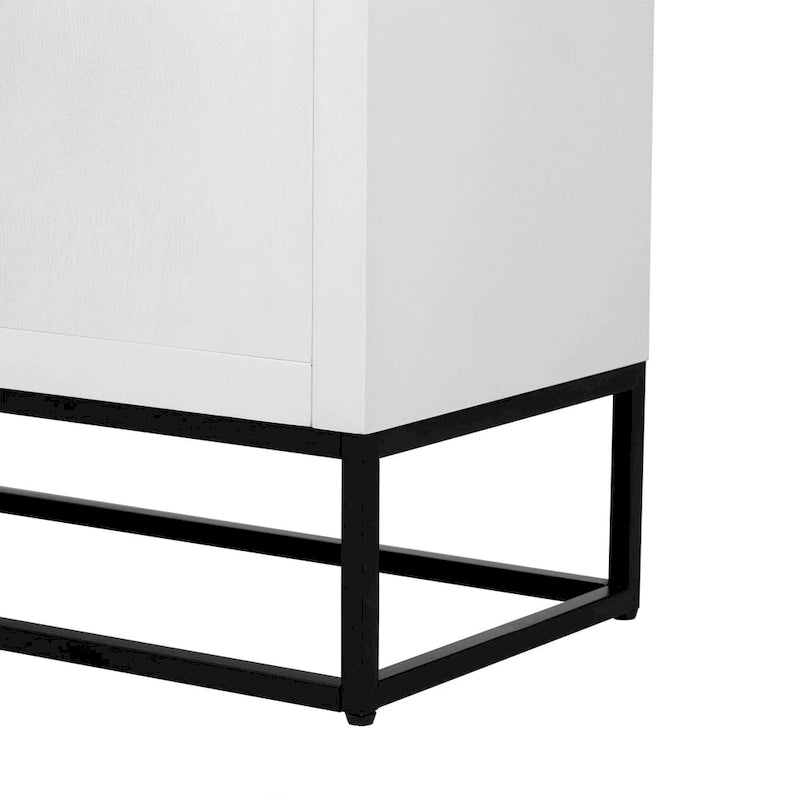 Luxurious Cabinet with Unique Support Legs and Adjustable Shelves