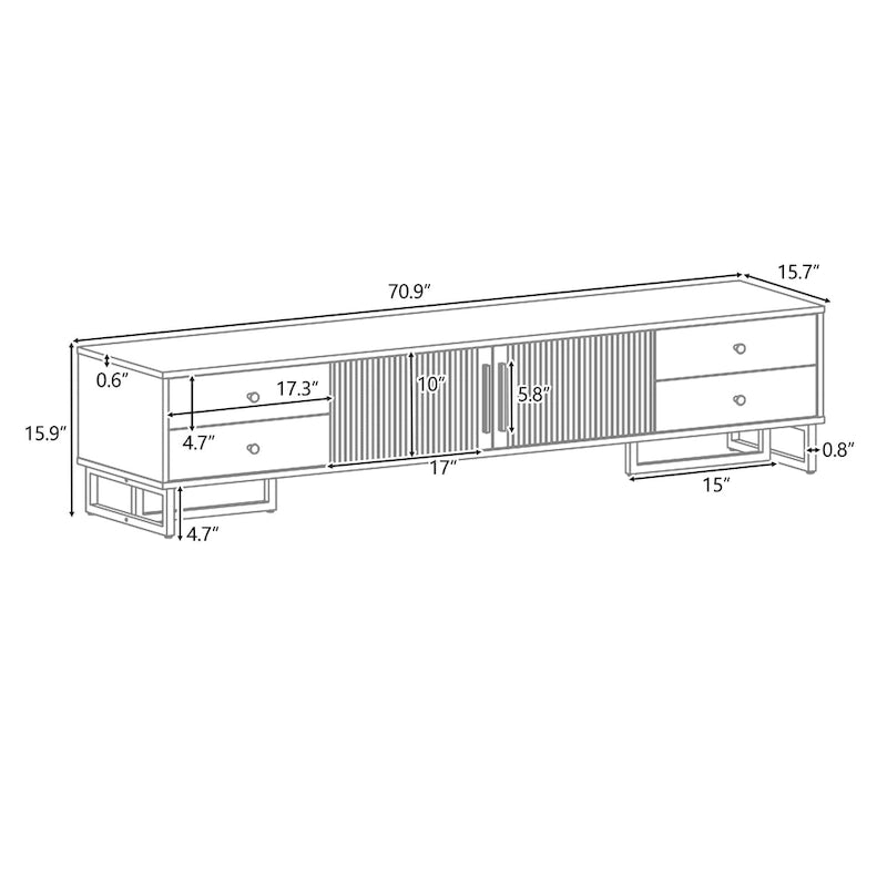 TV Console Cabinet Furniture for Living Room